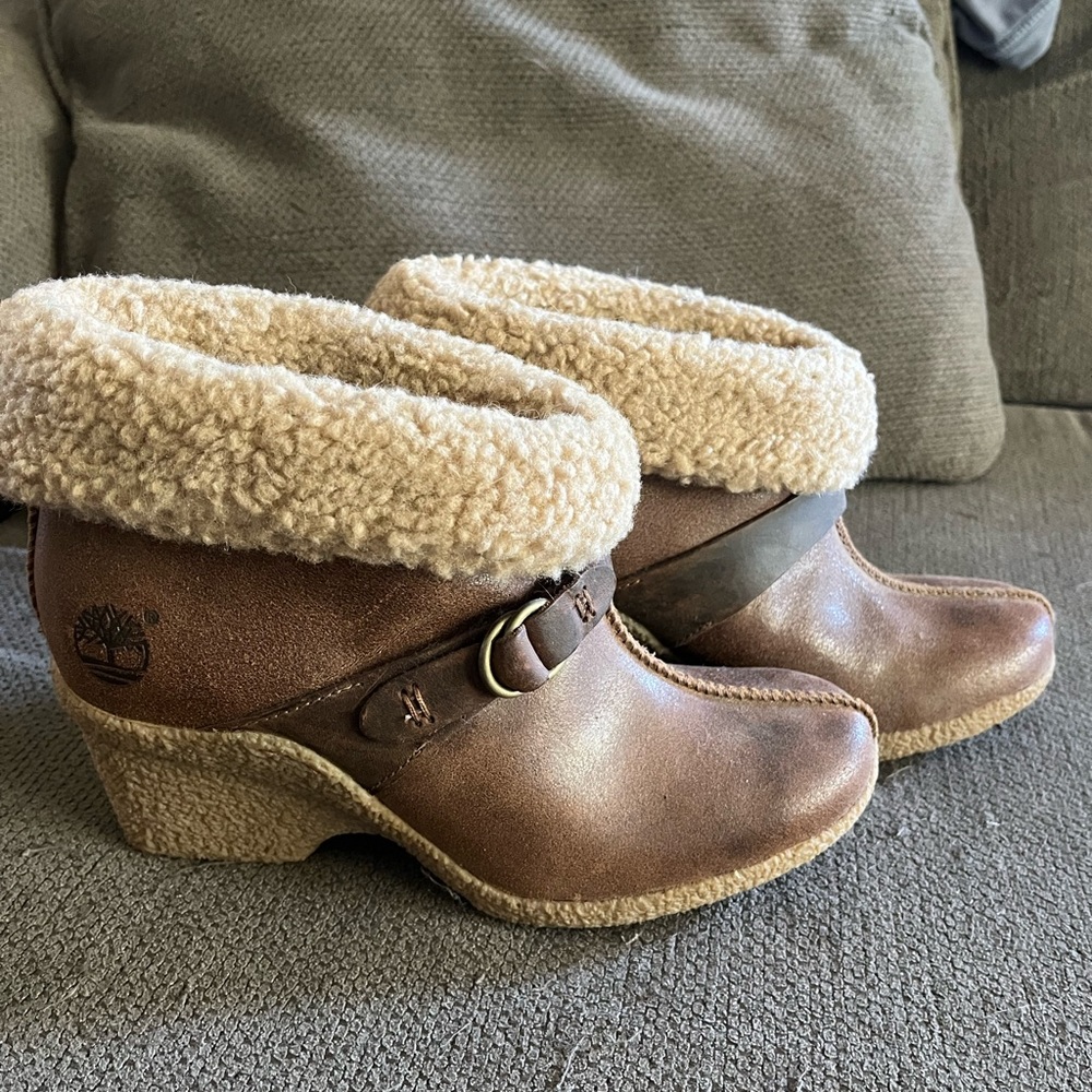 Timberlands never worn 90s heels